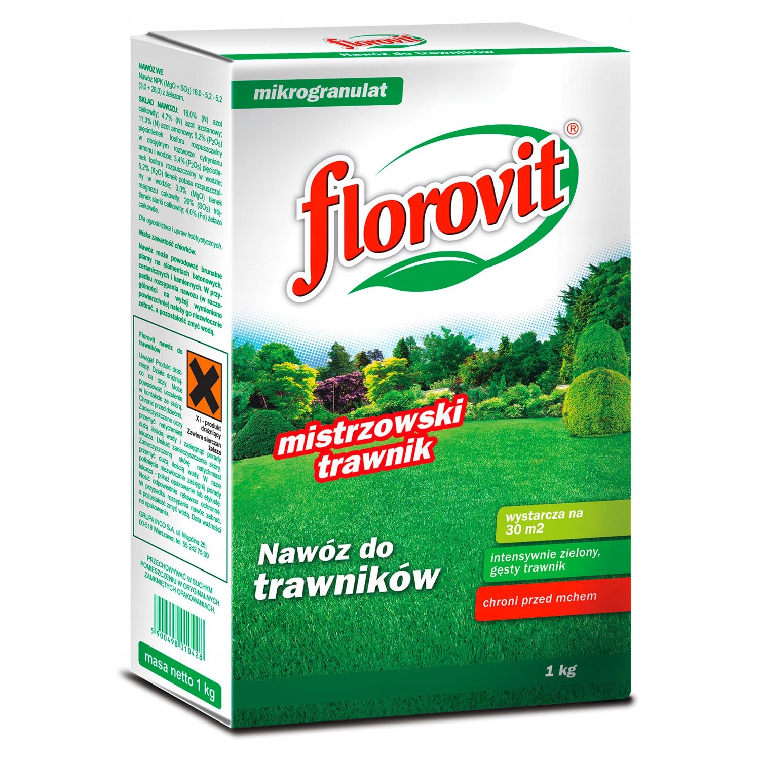 FLOROVIT Mistrzowski Trawnik 1 kg