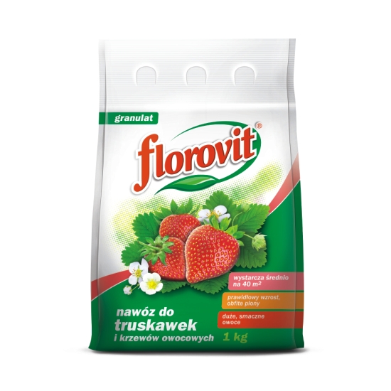 FLOROVIT nawóz do truskawek i krzewów owocowych 1 kg (karton)