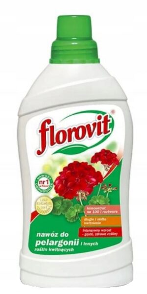 FLOROVIT nawóz do pelargonii i innych kwiatów kwitnących 0,5 l