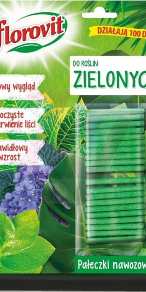 FLOROVIT pałeczki nawozowe do roślin zielonych 20 szt.