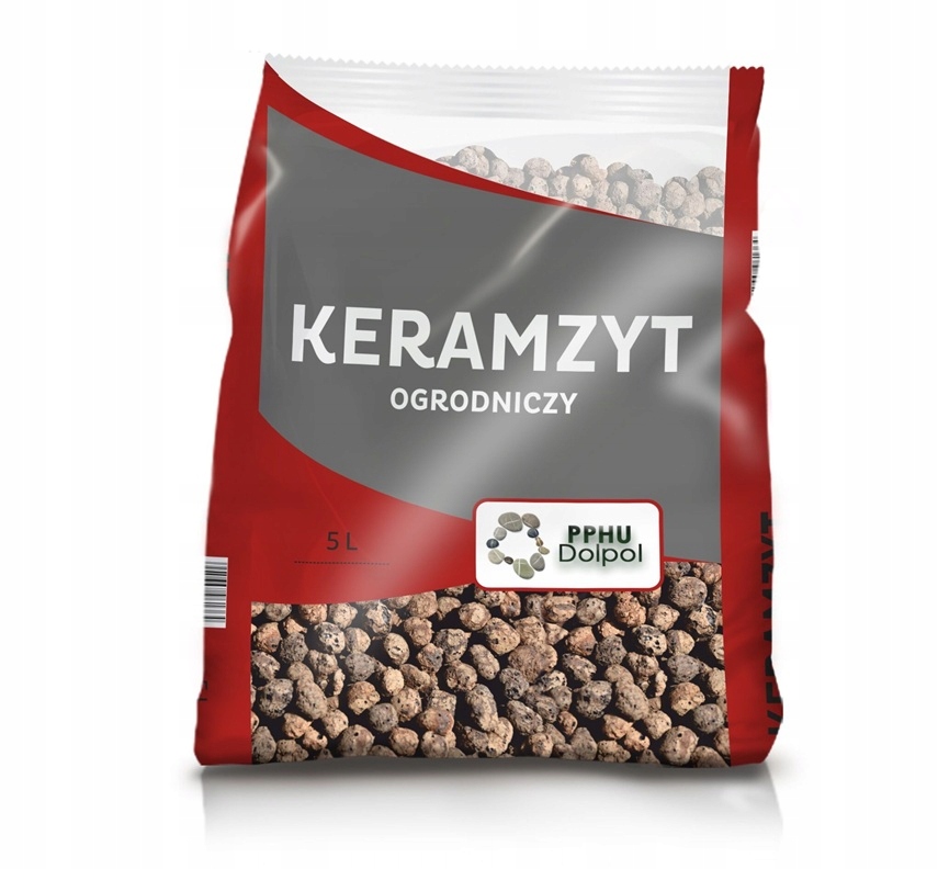 DOLPOL keramzyt ogrodniczy 5 l — frakcja 10-20 mm