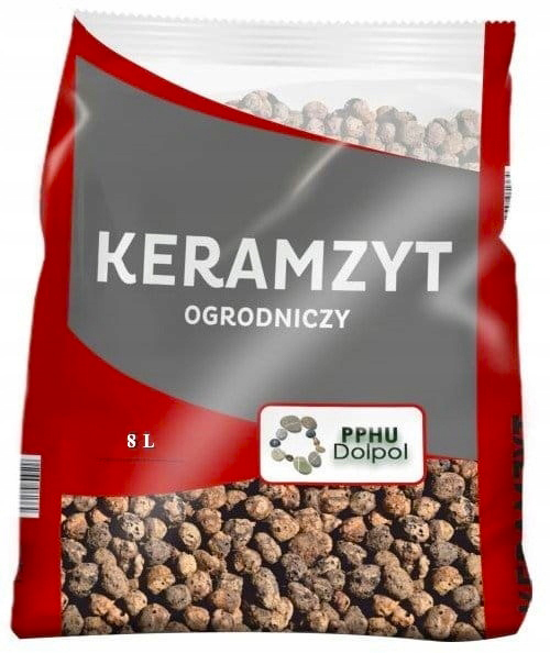 DOLPOL keramzyt ogrodniczy 8L — frakcja 10-20mm